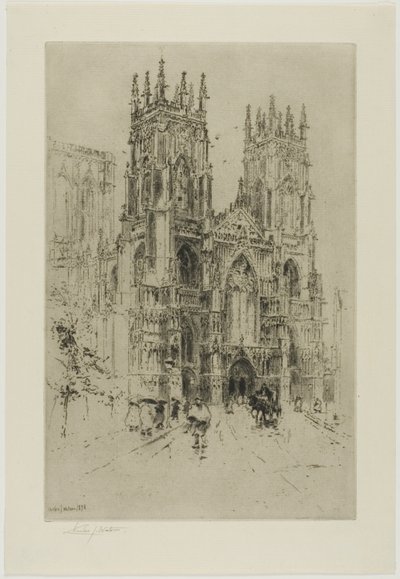 Kathedraal van York door Charles John Watson