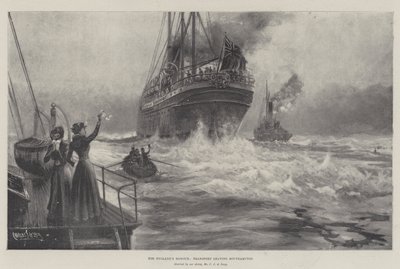 Voor de Eer van Engeland, Transport vertrekt uit Southampton door Charles John de Lacy