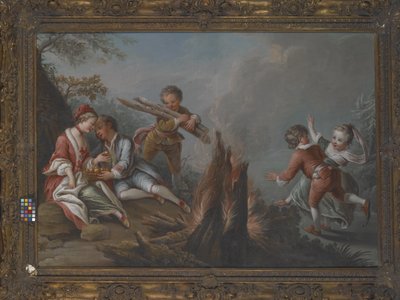 Plezier van de winter door Charles Joseph Dominique Eisen