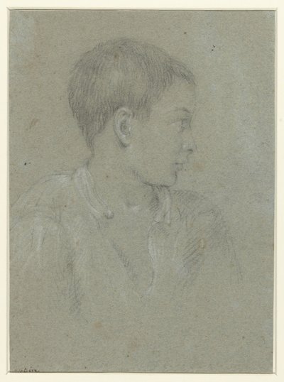 Italiaanse knaap, het hoofd naar rechts door Charles Joseph Natoire (possibly)