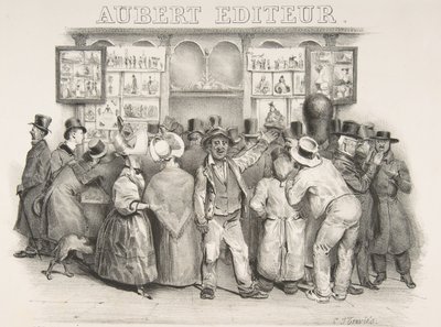De Uitgever Aubert Je moet toegeven dat de regering een komisch uiterlijk heeft door Charles Joseph Traviès de Villers