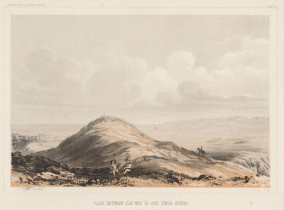 Vlakte tussen Kah Wee Ya en Kings Rivers, litho door A. Hoen & Co. door Charles Koppel
