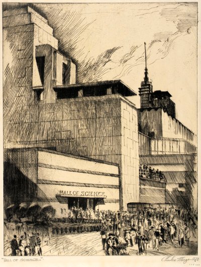 Hall of Science, Chicago Beurs door Charles L. Morgan