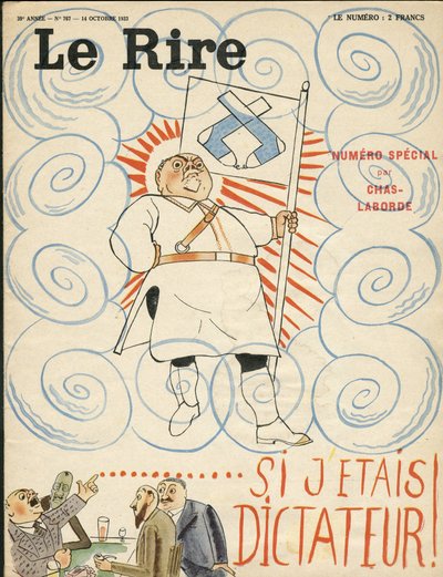 Illustratie van Chas-Laborde (1886-1941) voor de Omslag van Le Lire door Charles Laborde