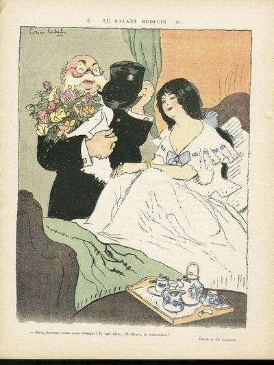 Illustratie van Chas-Laborde (1886-1941) in Le Rire door Charles Laborde