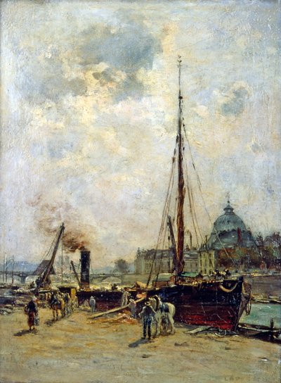 Zicht op het Instituut door Charles Lapostolet