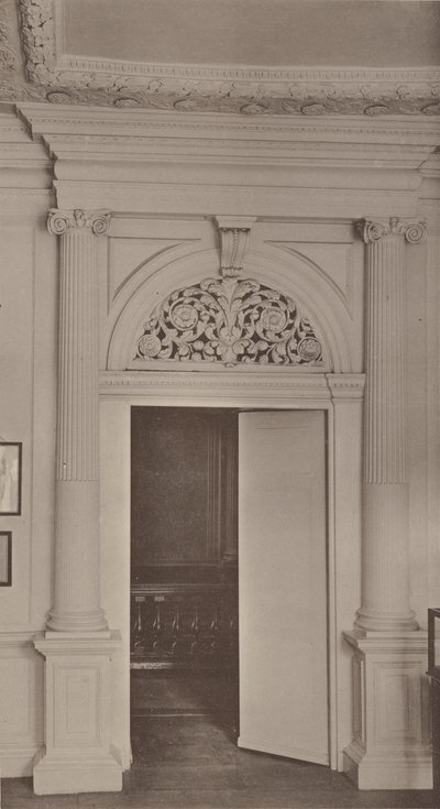 Een deur in Ashburnham House, Westminster door Charles Latham