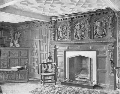 Birtsmorton Court: De Oude Zaal door Charles Latham