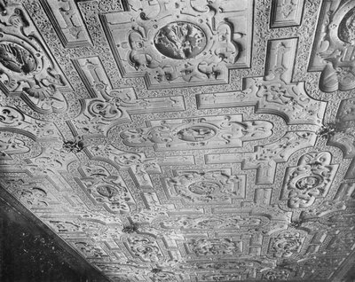 Boston House: Het Plafond van de Salon, Datum 1623 door Charles Latham