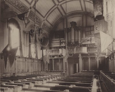Chelsea Hospital, interieur van de kapel door Charles Latham