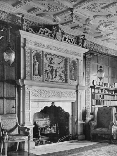 Schouw in Hardwick House, Oxfordshire door Charles Latham