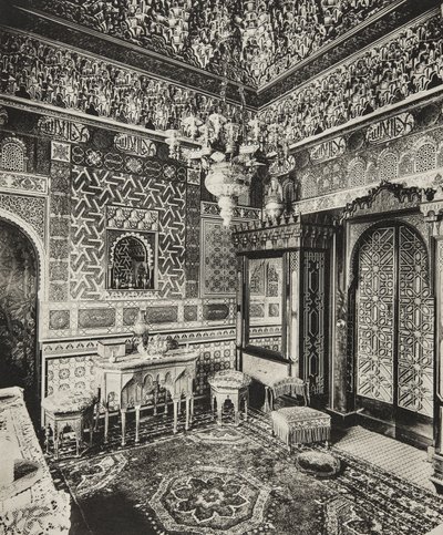 Kleedkamer, Franks Hall, Horton Kirby, Kent, 1894 door Charles Latham