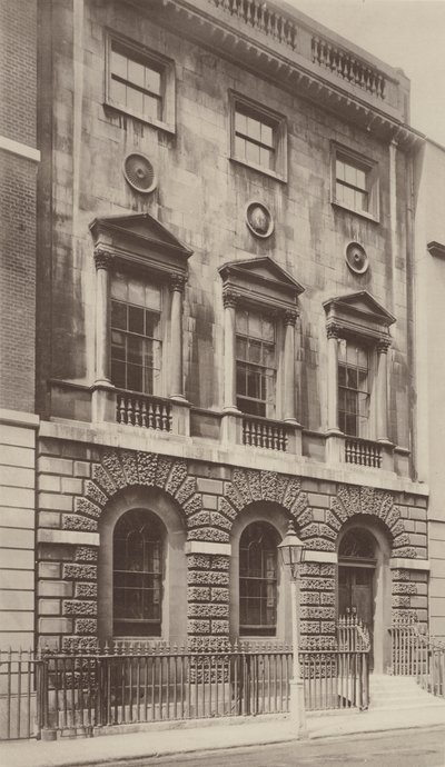 Ely House, Dover Street, West door Charles Latham