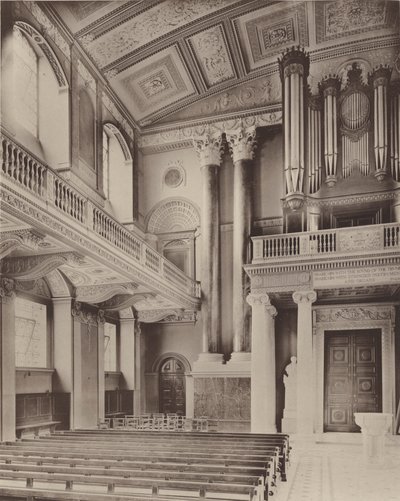 Greenwich Hospital, interieur van de kapel door Charles Latham