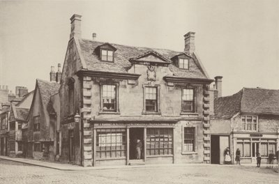 Huizen in Stamford, Lincolnshire, Marktplein door Charles Latham