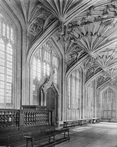 In de Oude Divinity School, Oxford door Charles Latham