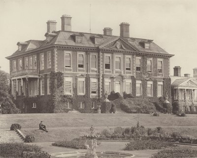 Melton Constable, Norfolk, de Tuinzijde door Charles Latham