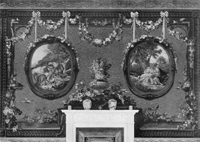Aan de westelijke muur: Rode terugtrekkamer door Charles Latham