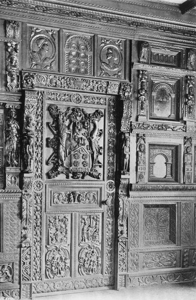 Betimmering in Smithills Halls, Lancs door Charles Latham