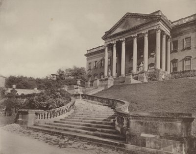 Prior Park, Bath, de Tuinzijde door Charles Latham
