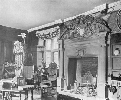 Sydenham House: Interieur van de Hal door Charles Latham