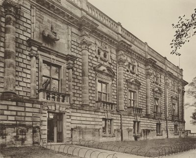 Het Kasteel, Nottingham, de Oostelijke Voorzijde door Charles Latham