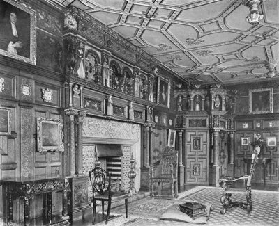 De salon, westkant door Charles Latham