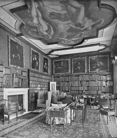 De Bibliotheek door Charles Latham