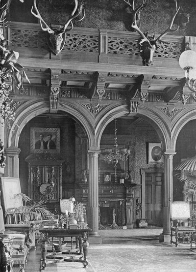 Het Scherm in de Salon door Charles Latham