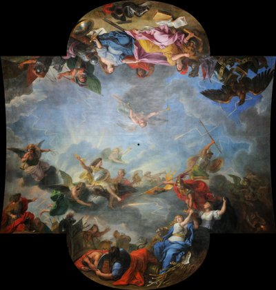 Inname van de stad en citadel van Gent in zes dagen, 1678 door Charles Le Brun
