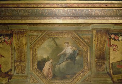 Plafond van het Hôtel La Rivière (detail), 1653 door Charles Le Brun