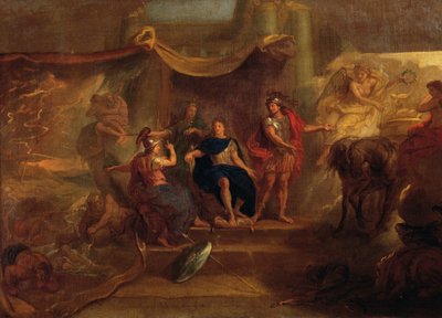 Besluit om oorlog te voeren tegen de Nederlanders door Charles Le Brun