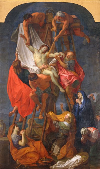Kruisafneming, ca. 1680 door Charles Le Brun