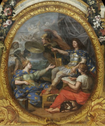 Orde hersteld in de Koninklijke financiën, 1662, 1680s door Charles Le Brun