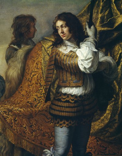Portret van Kanselier Seguir (detail) door Charles Le Brun