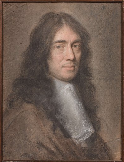 Portret van Charles Perrault door Charles Le Brun