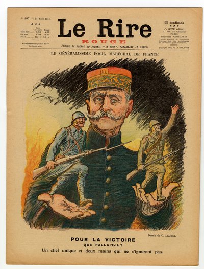 Omslag van "Le Lire rouge", Satirisch in Kleur door Charles Leandre