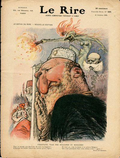 Omslag van De Lach, Satirisch in Kleuren door Charles Leandre