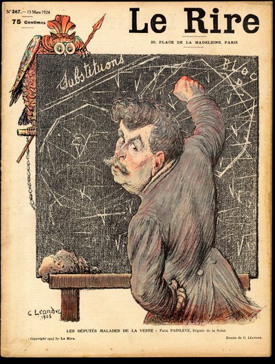 Omslag van "Het Gelach", Satirisch in Kleuren door Charles Leandre