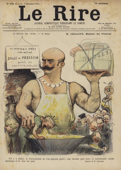 Illustratie voor Le Rire door Charles Leandre