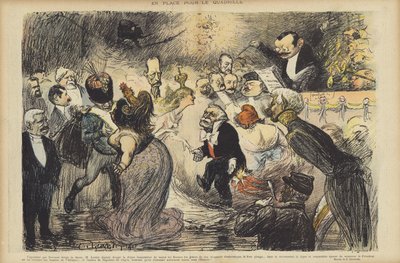 Illustratie voor Le Rire door Charles Leandre