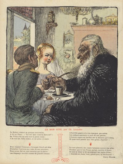 Illustratie voor Le Rire door Charles Leandre