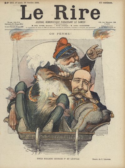 Illustratie voor Le Rire door Charles Leandre