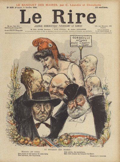 Illustratie voor Le Rire door Charles Leandre