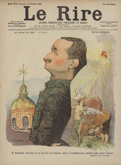 Illustratie voor Le Rire door Charles Leandre