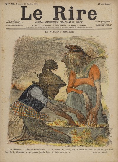 Illustratie voor Le Rire door Charles Leandre
