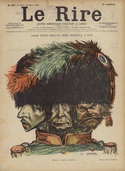 Illustratie voor Le Rire door Charles Leandre