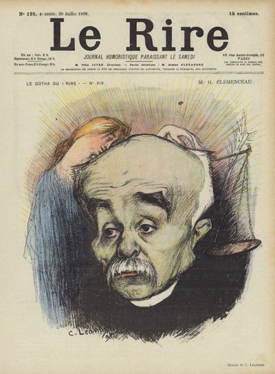 Illustratie voor Le Rire door Charles Leandre