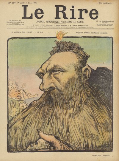 Illustratie voor Le Rire door Charles Leandre