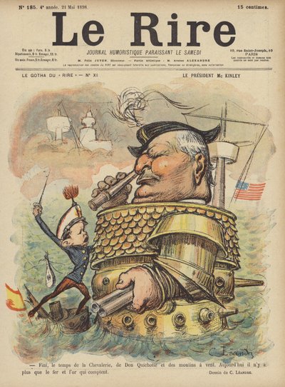 Illustratie voor Le Rire door Charles Leandre